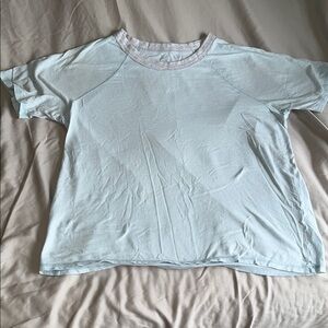 Aerie Light Blue Short Sleeve Tee